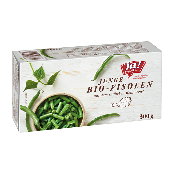 Bio-Fisolen tiefgekühlt