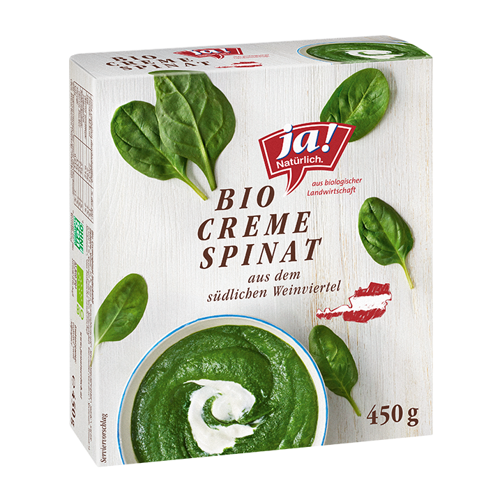 Bio Cremespinat tiefgekühlt - Ja! Natürlich