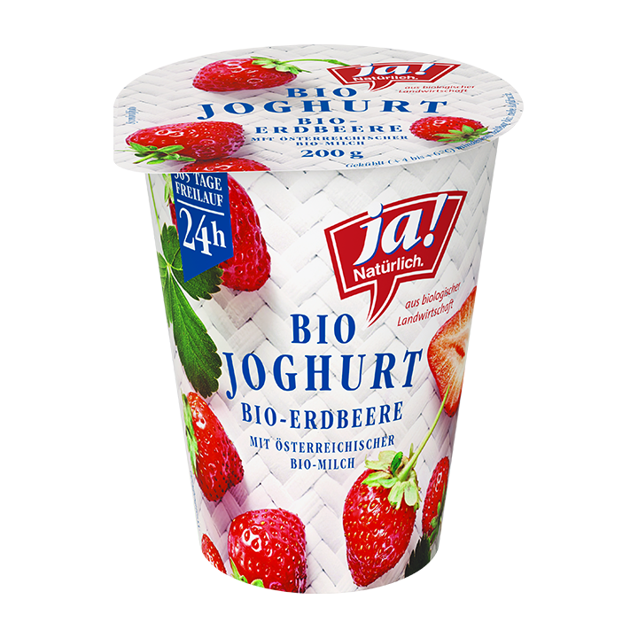 Bio-Fruchtjoghurt Erdbeer