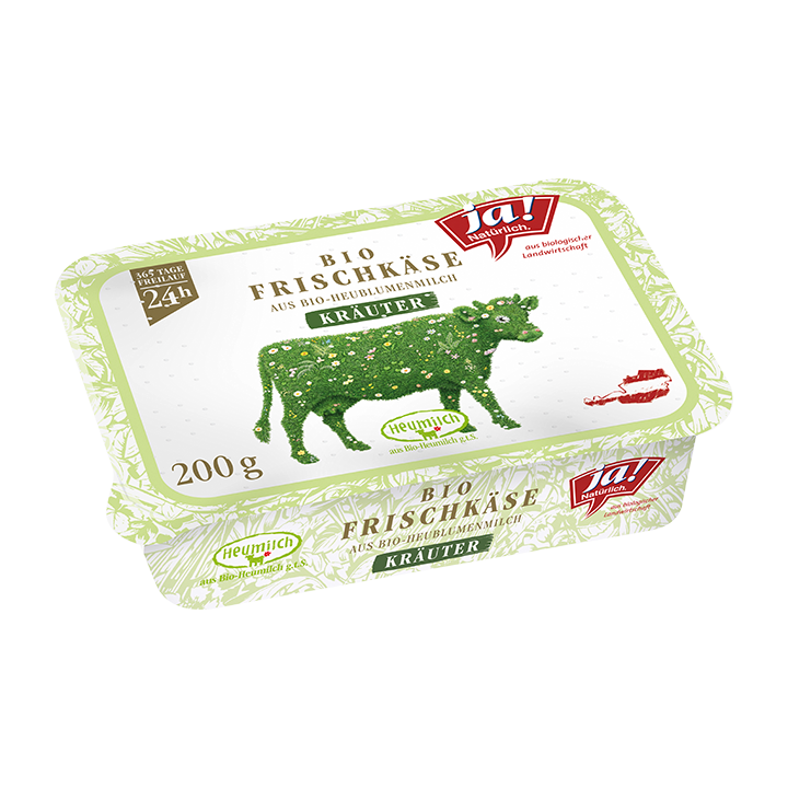 Bio-Heumilch Frischkäse Kräuter