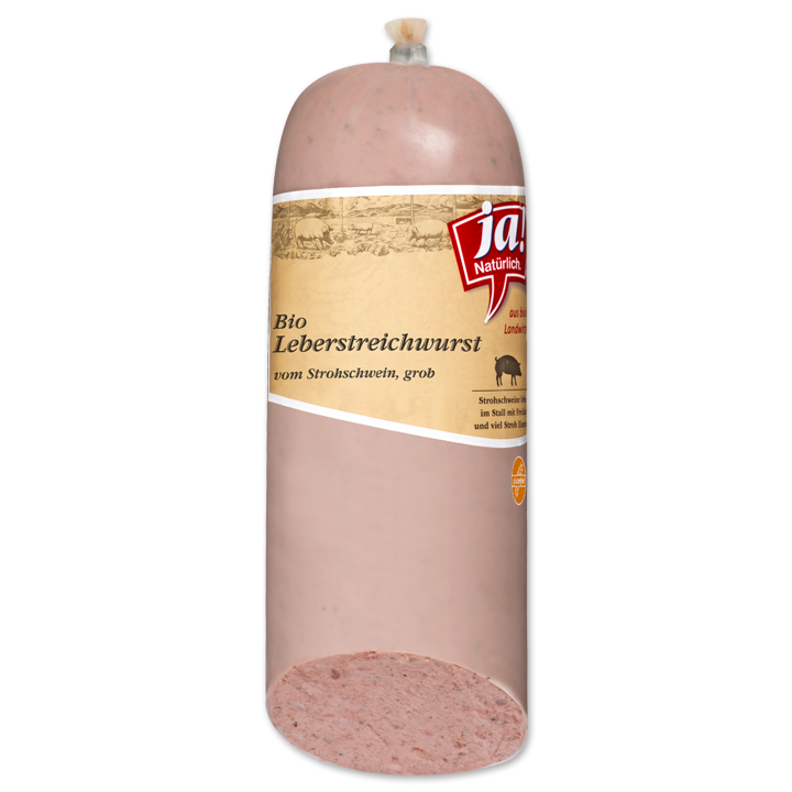 Bio-Leberstreichwurst, grob