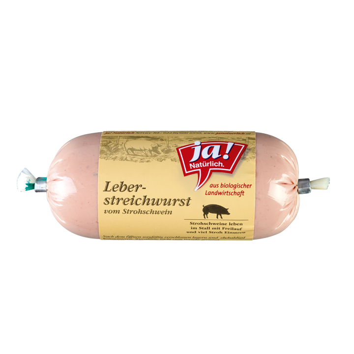 Bio-Leberstreichwurst vom Strohschwein