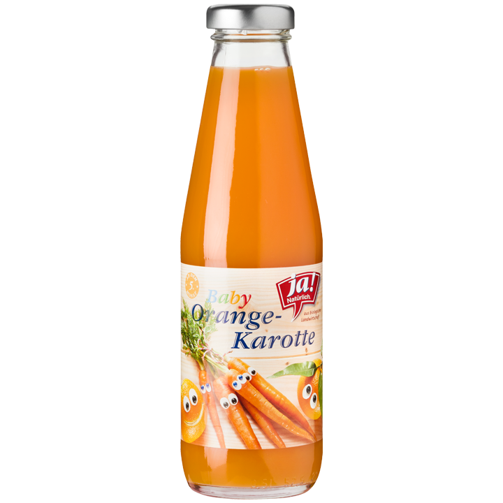 Bio-Orangen-Karottennektar