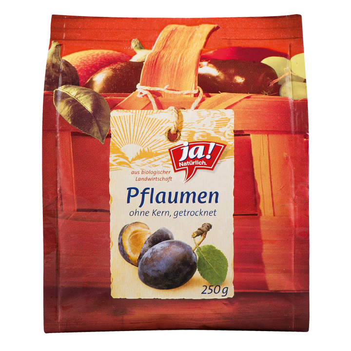 Bio-Pflaumen getrocknet