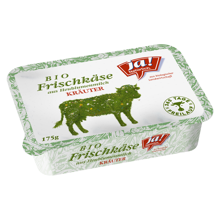 Bio-Heumilch Frischkäse Kräuter