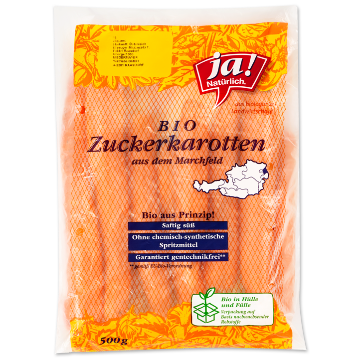 Bio-Zuckerkarotten