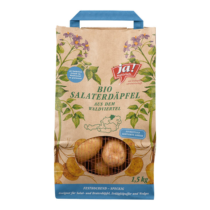 Bio Salaterdäpfel aus dem Waldviertel