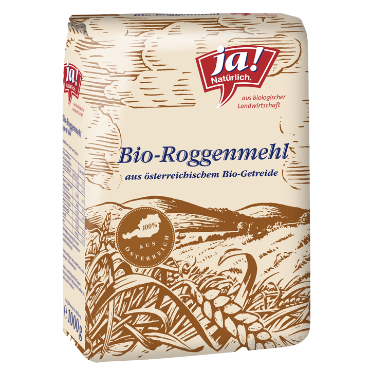 Bio-Roggenmehl, Type 960