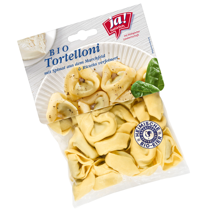 Bio-Tortelloni Ricotta Spinat