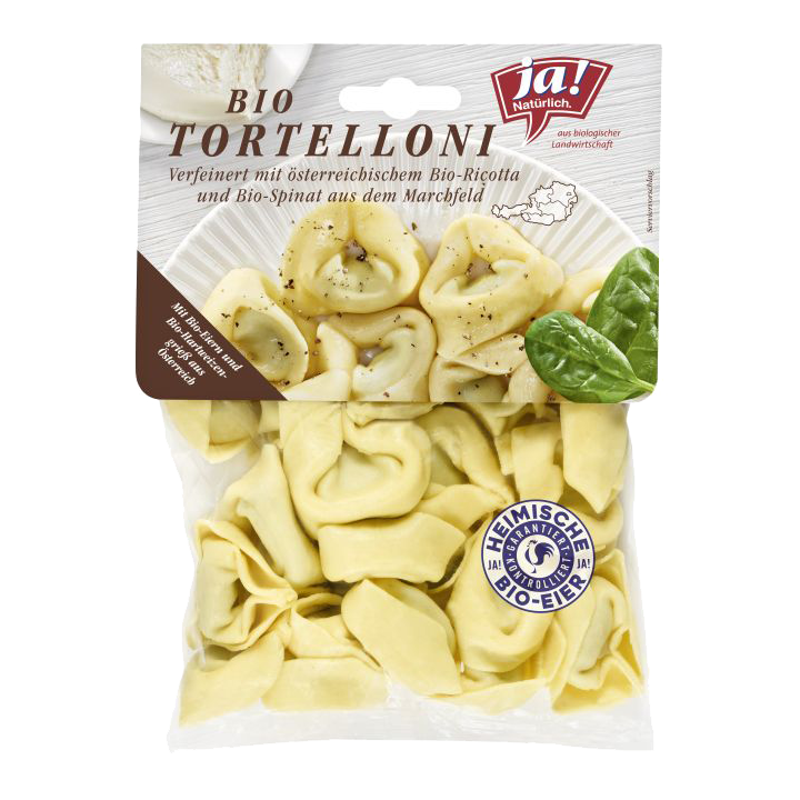 Bio-Tortelloni Ricotta Spinat