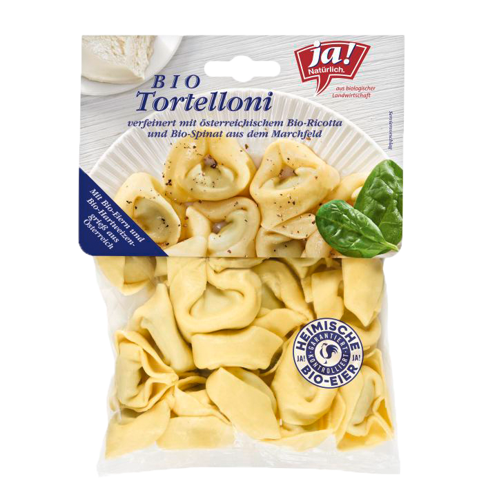 Bio-Tortelloni Ricotta Spinat