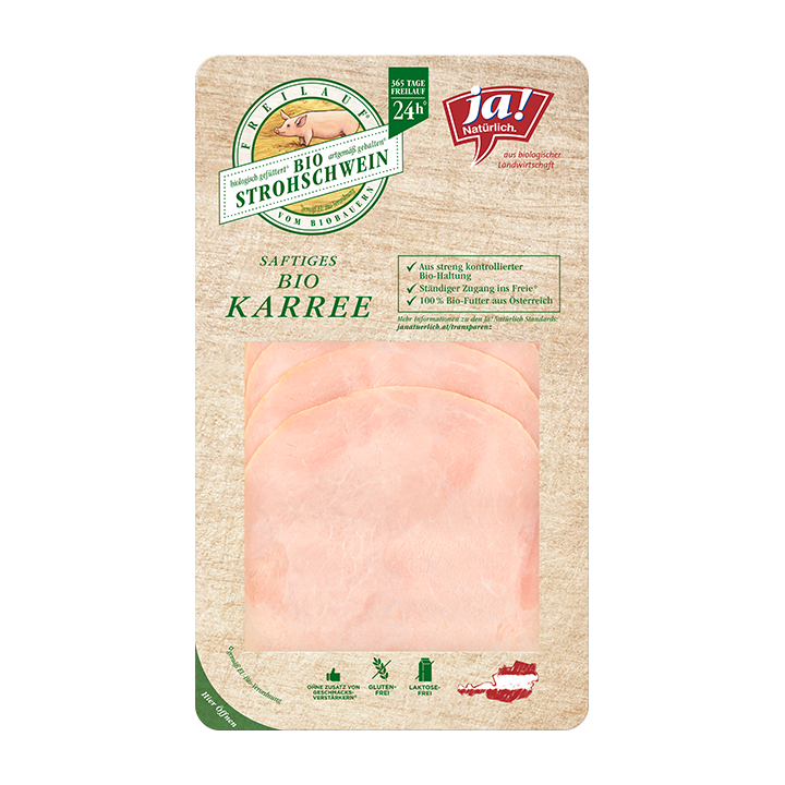 Saftiges Bio Karree