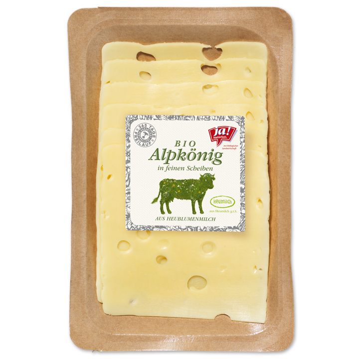 Bio-Alpkönig Scheiben aus Heumilch
