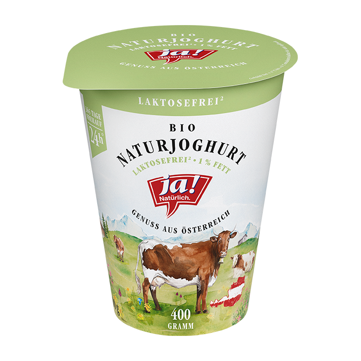 Bio-Joghurt laktosefrei - Ja! Natürlich