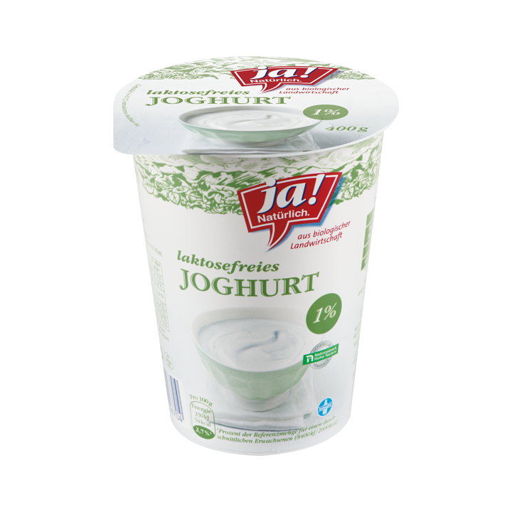 Laktosefreies Bio-Joghurt
