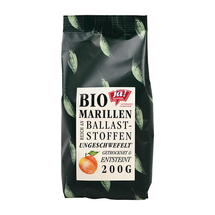 Bio-Marillen getrocknet