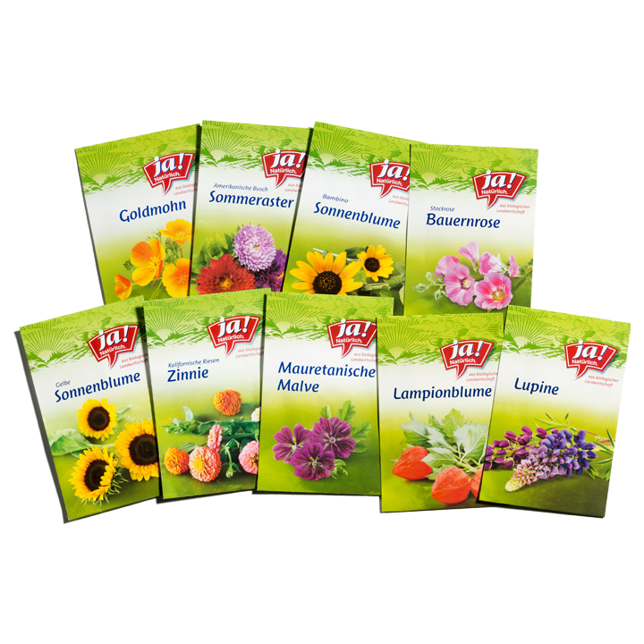 Bio-Blumensamen & Gründüngung