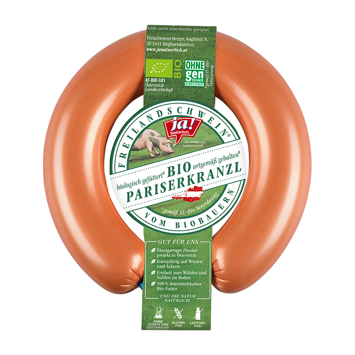 Bio-Pariserkranzl vom Freilandschwein