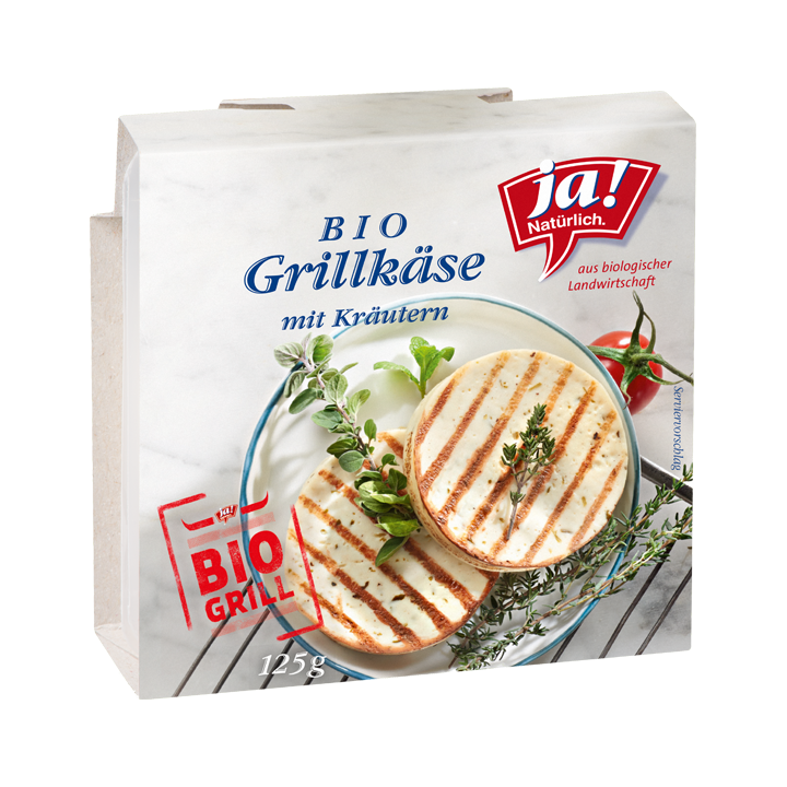 Bio Grillkäse Kräuter | Ja! Natürlich Bio Grillkäse Kräuter | Ja! Natürlich