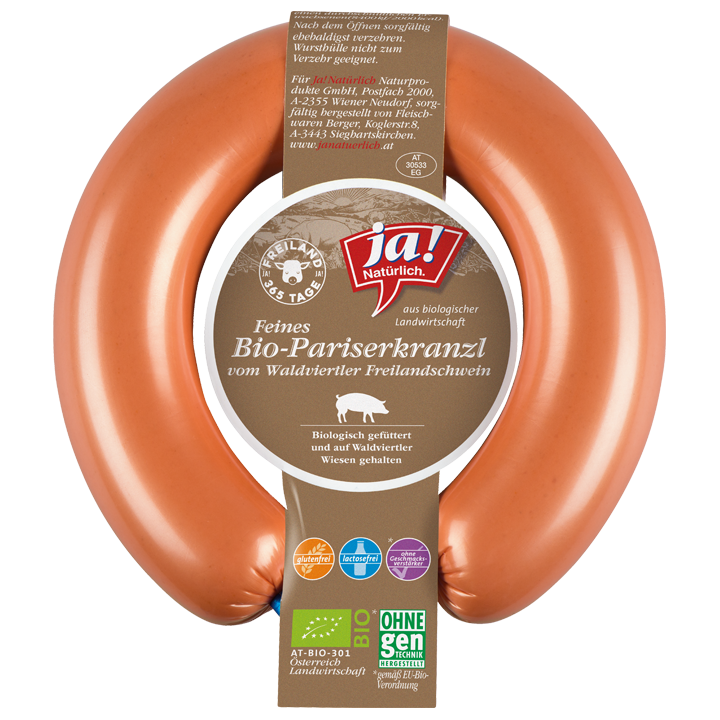 Bio-Pariserkranzl vom Freilandschwein
