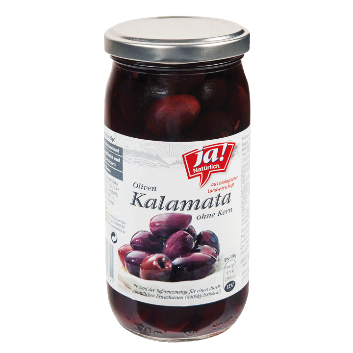 Bio-Kalamata Oliven entkernt