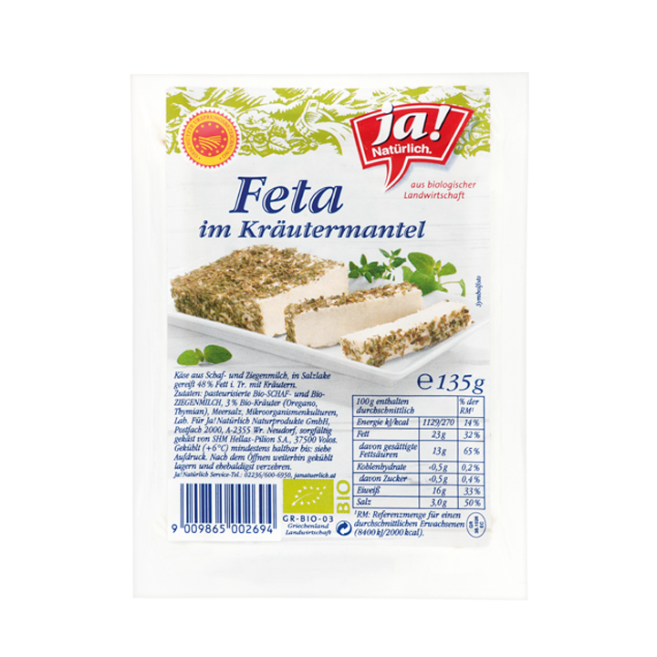Bio-Feta mit Kräutern