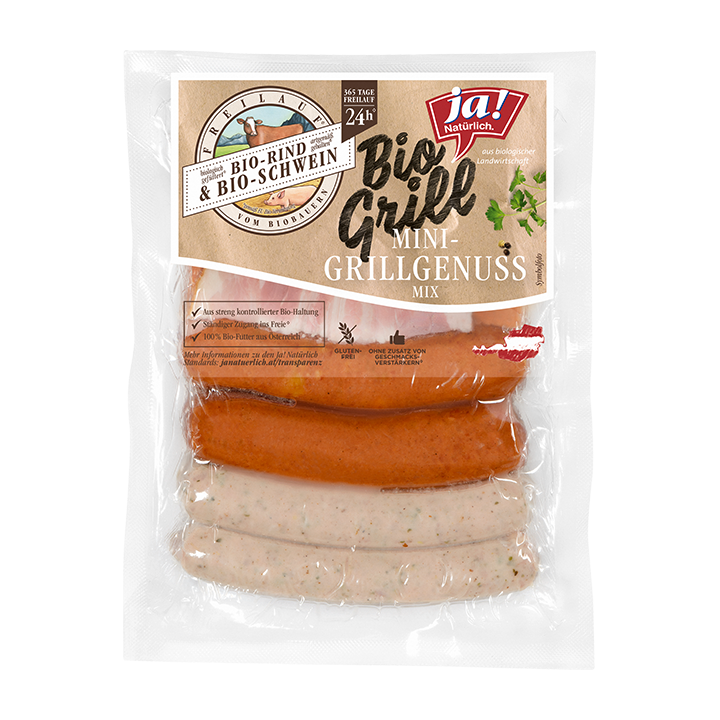 Bio-Grillgenuss Mini-Würstel-Mix - Ja! Natürlich