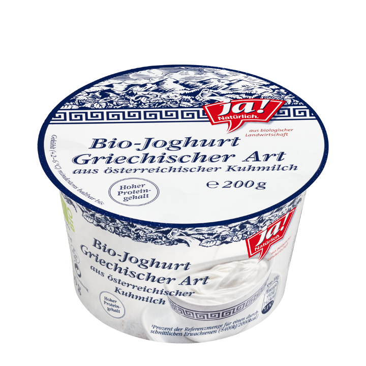 Bio-Joghurt griechischer Art