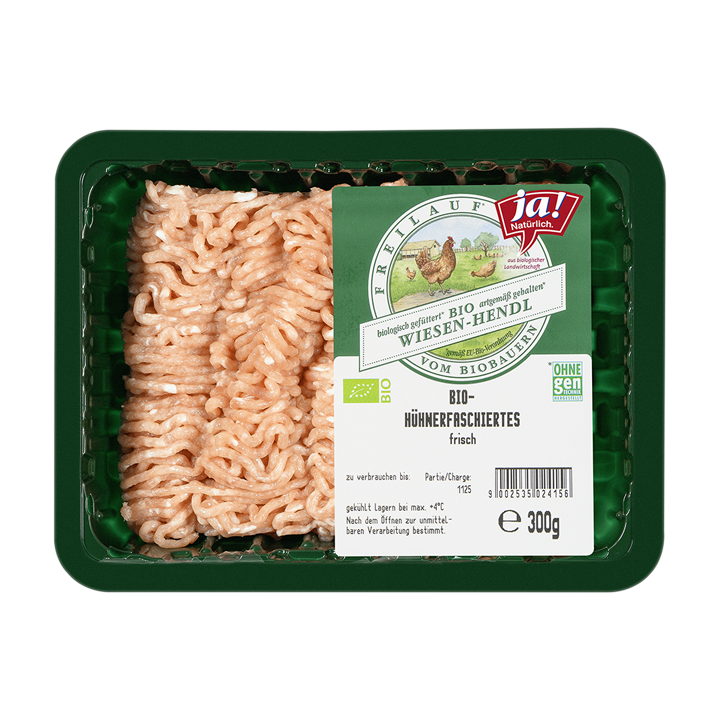 Bio-Faschiertes vom Wiesenhendl