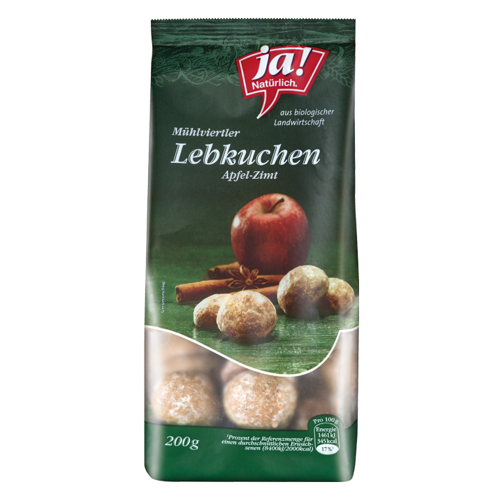 Bio-Lebkuchen Apfel-Zimt | Ja! Natürlich