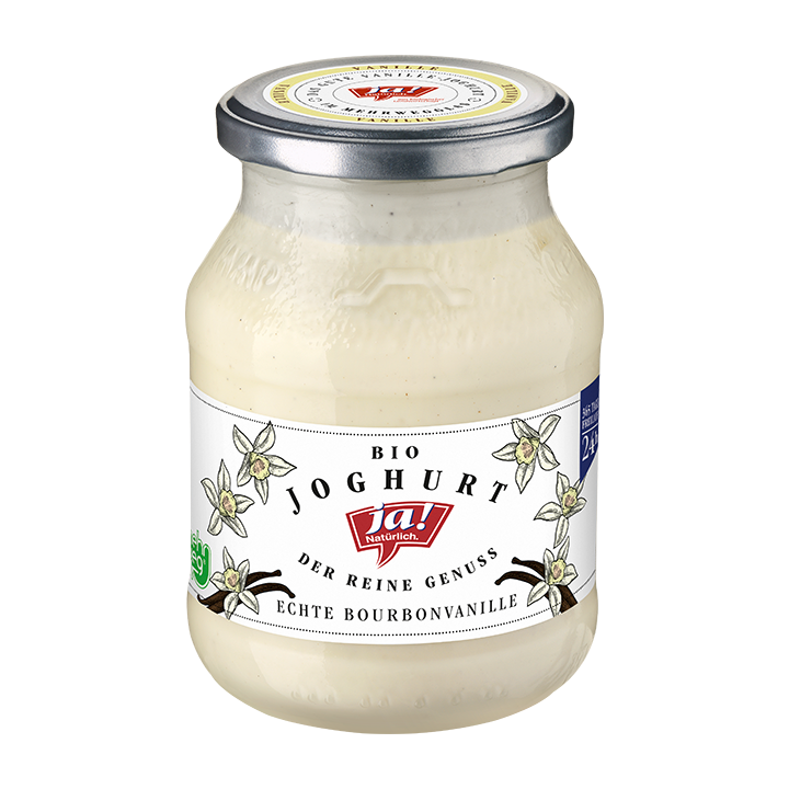 Bio-Fruchtjoghurt Vanille im Glas