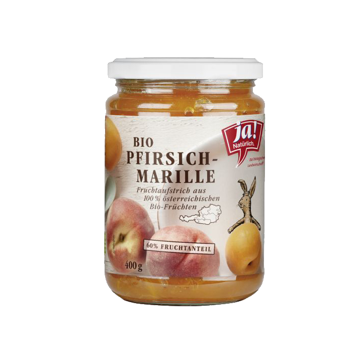 Bio-Fruchtaufstrich Pfirsich-Marille