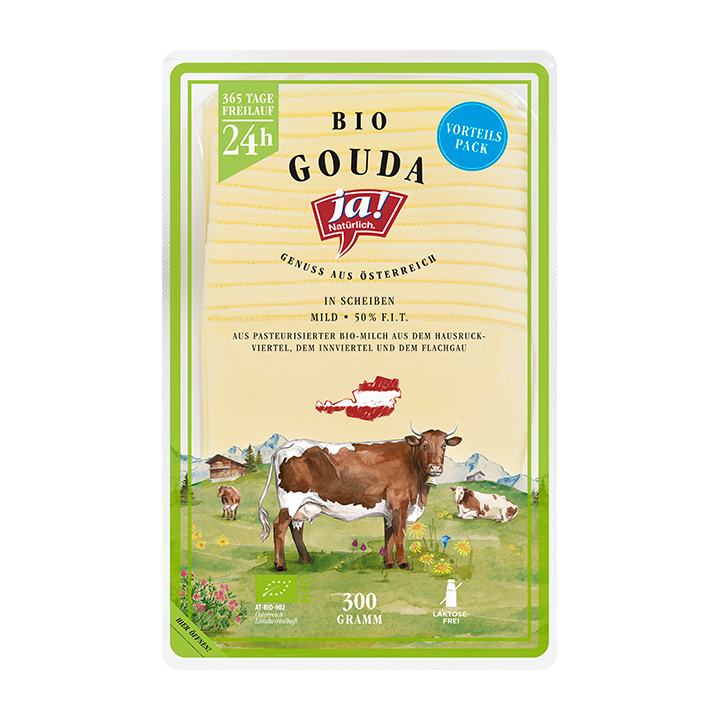 Bio-Gouda Scheiben 300g