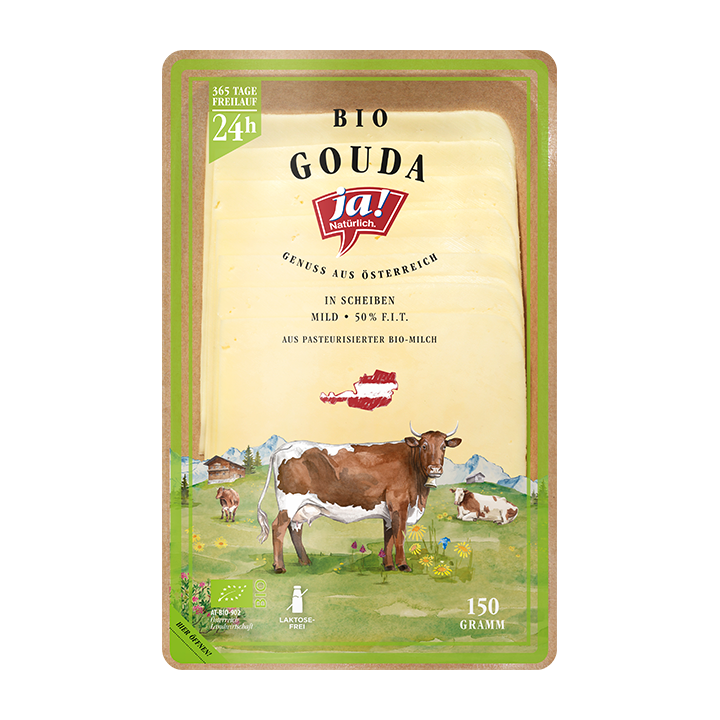 Bio-Gouda Scheiben