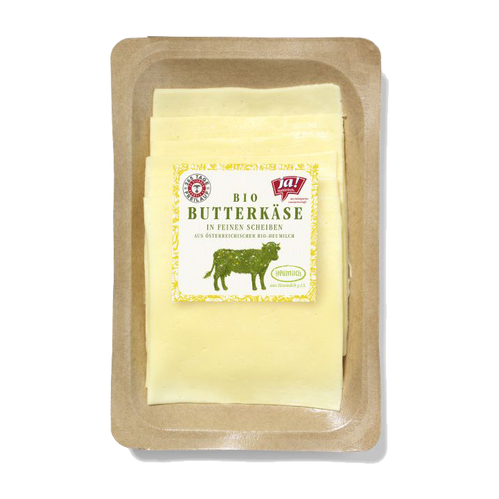 Bio-Butterkäse Scheiben aus Heumilch