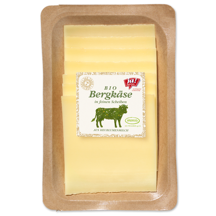 Bio-Bergkäse Scheiben aus Heumilch
