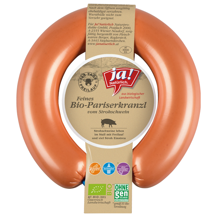 Bio-Pariserkranzl vom Strohschwein