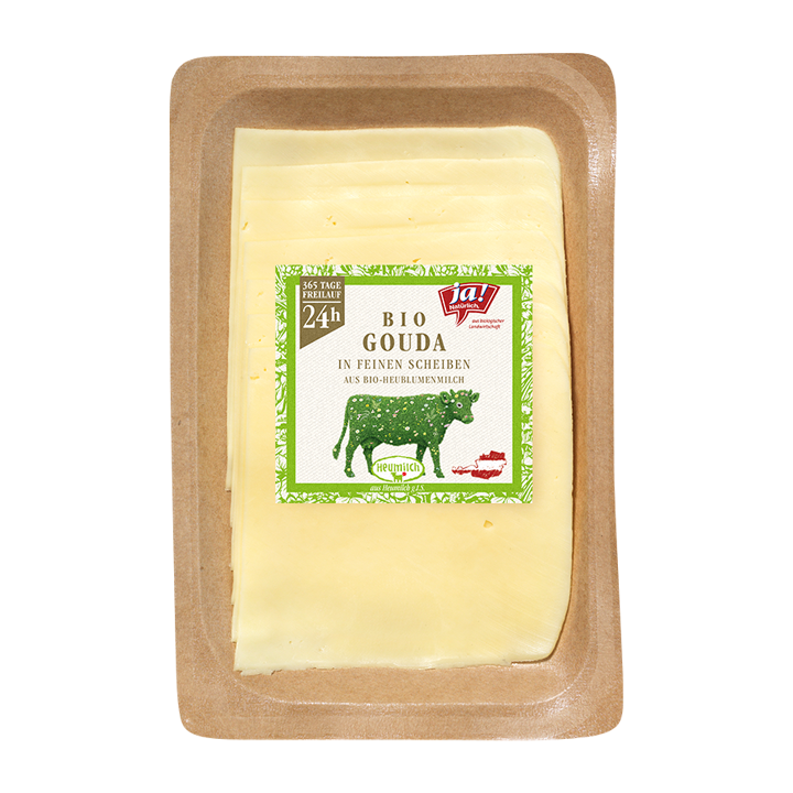 Bio Gouda in Scheiben 120 von Ja! Natürlich
