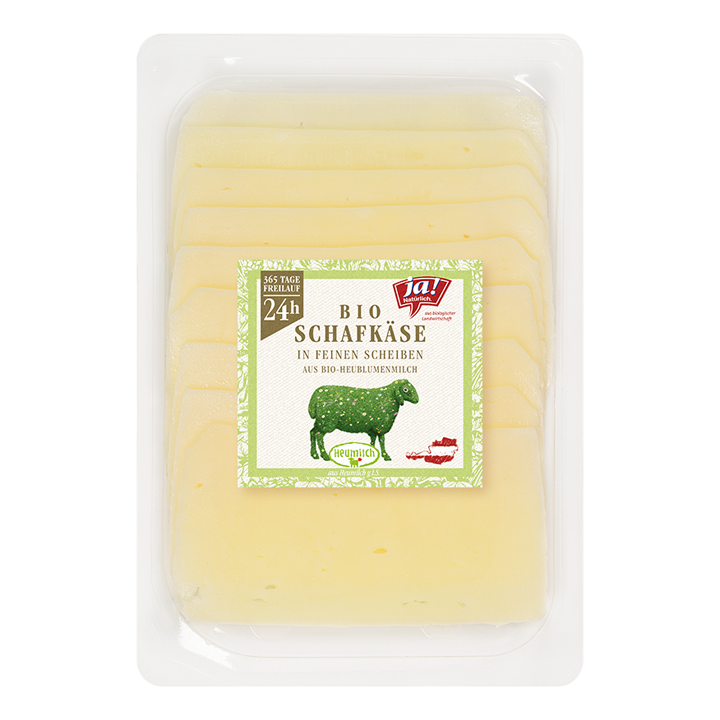 Bio-Schafkäse Scheiben aus Heumilch