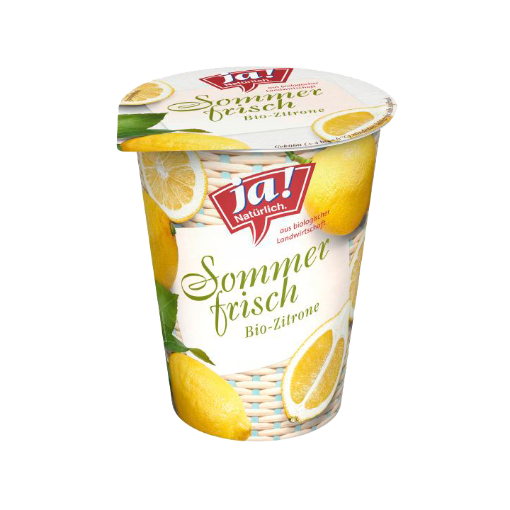 Bio-Fruchtjoghurt Sommerfrisch Zitrone