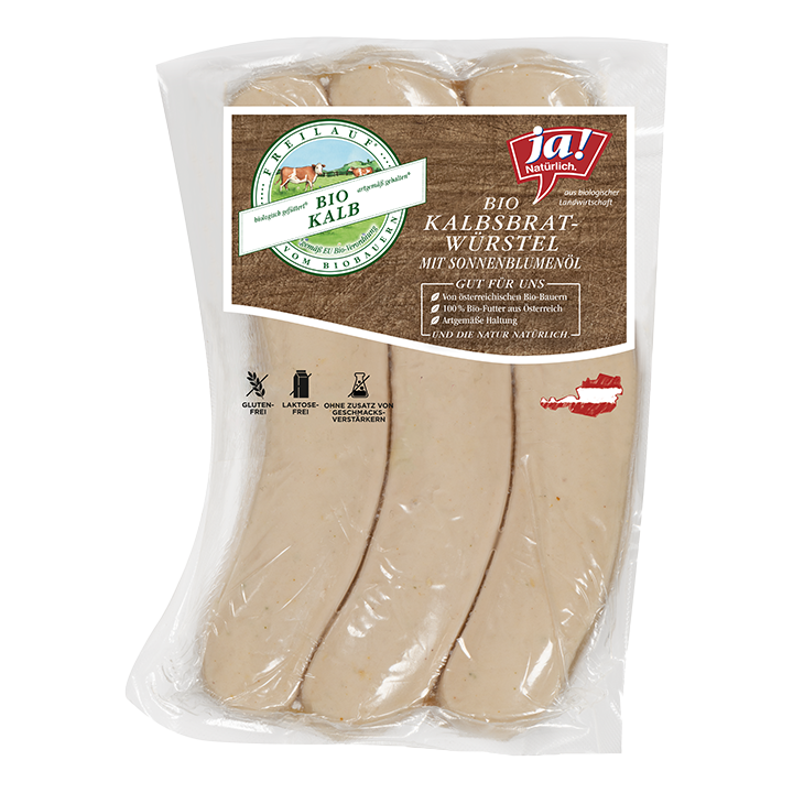Bio-Kalbsbratwürstel