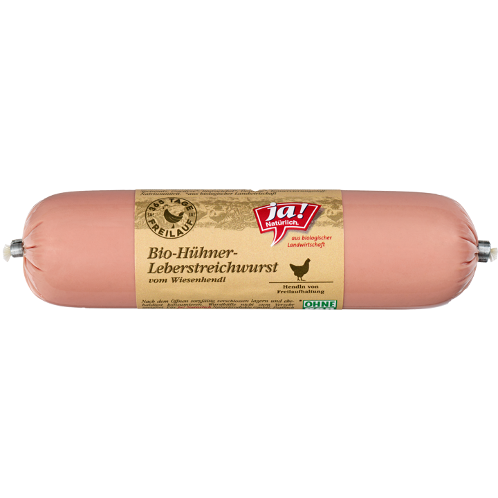 Bio-Hühner Leberstreichwurst, fein