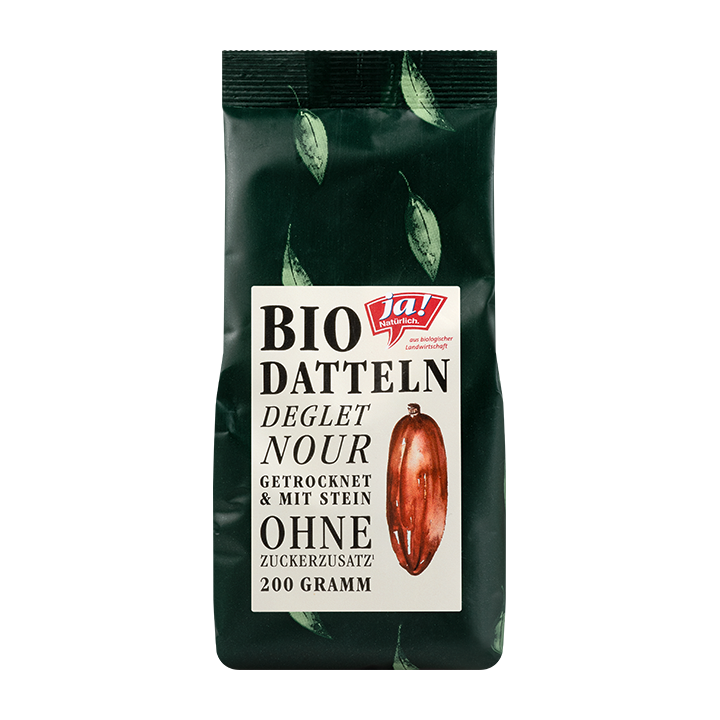 Bio-Datteln getrocknet