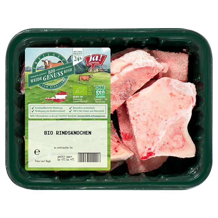 Bio-Rindsknochen vom Weide-Genussrind - Ja! Natürlich