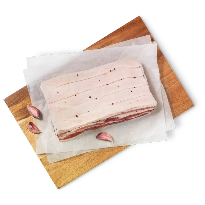 Bio-Schweinsbraten vom Strohschwein gewürzt