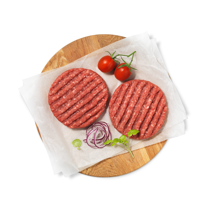 Bio-Hamburgerlaibchen vom Weidejungrind