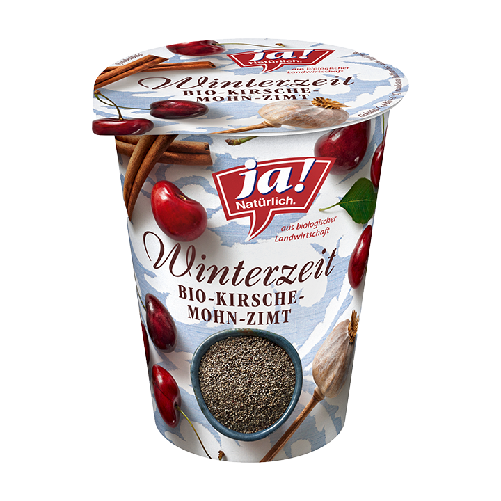 Winterzeit Joghurt Kirsche Mohn