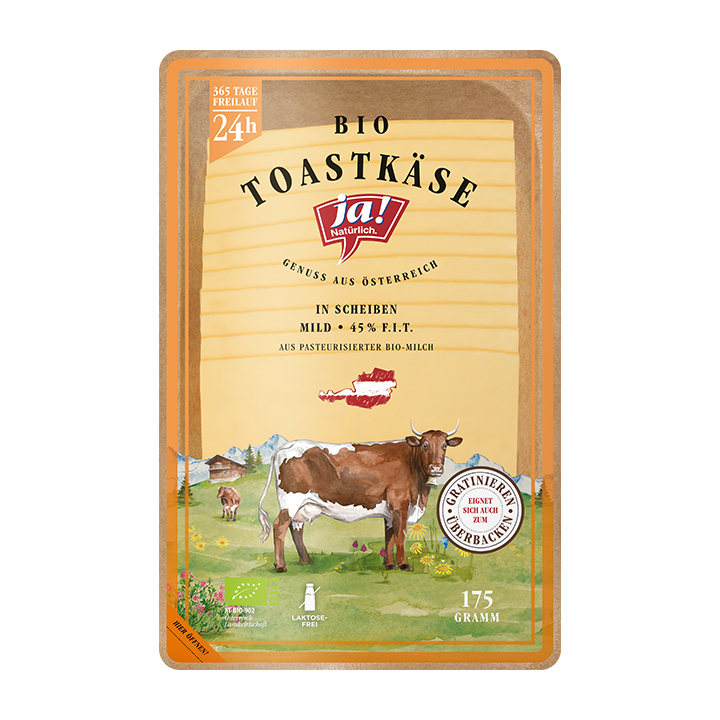 Bio-Toastkäse Scheiben