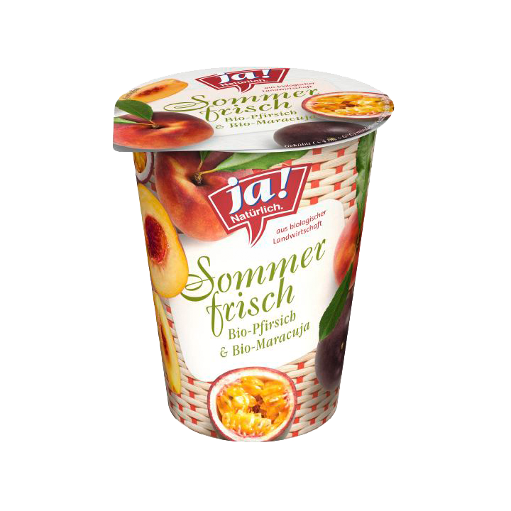 Bio-Fruchtjoghurt Sommerfrisch Pfirsich-Maracuja