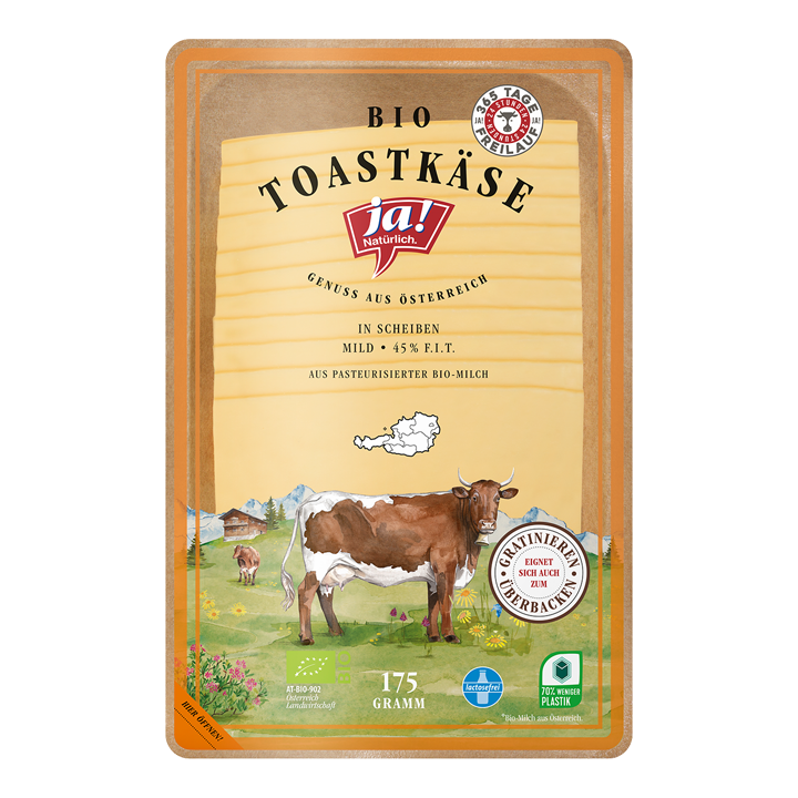 Bio-Toastkäse Scheiben